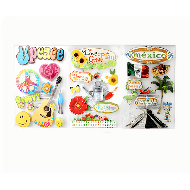 金蔥立體層層貼